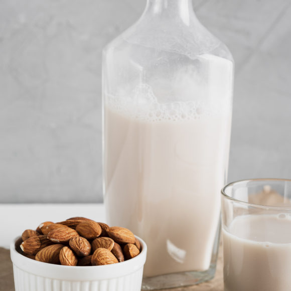 almond milk bottle glass 580x580